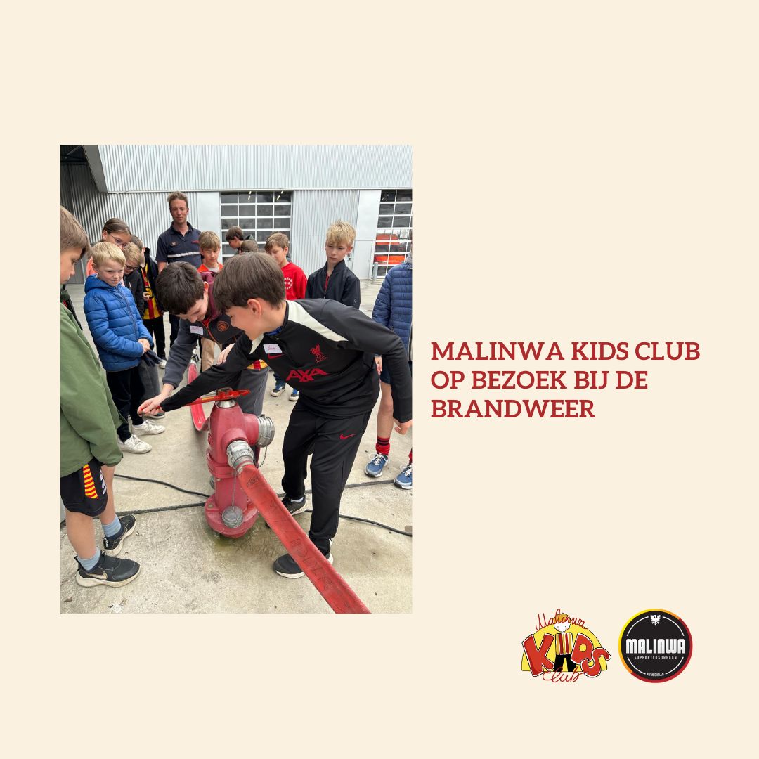 Malinwa Kids Club bezoekt de brandweerkazerne