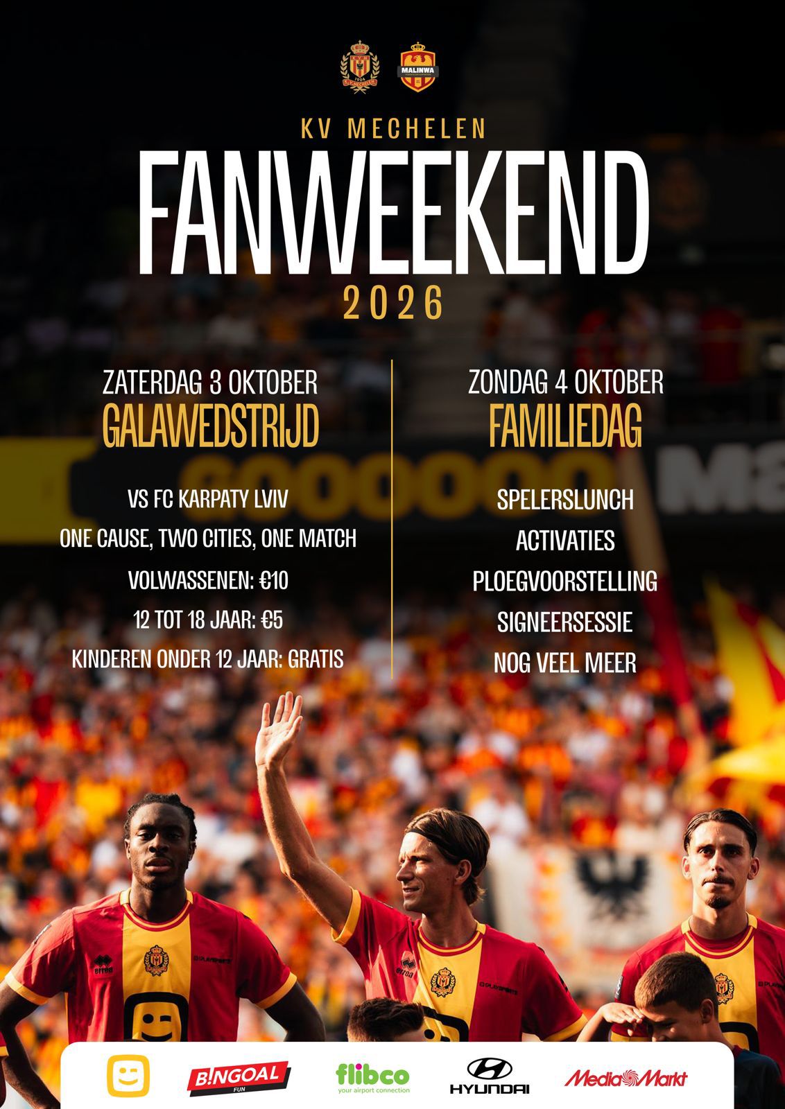Malinwa Fanweekend op 3 en 4 oktober 2026!